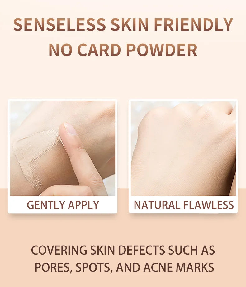 Bastão de Corretivo Líquido - Cobre Marcas de Acne, Olheiras, Tatuagens e Sardas, Base Cosmética de Cobertura Total para o Rosto