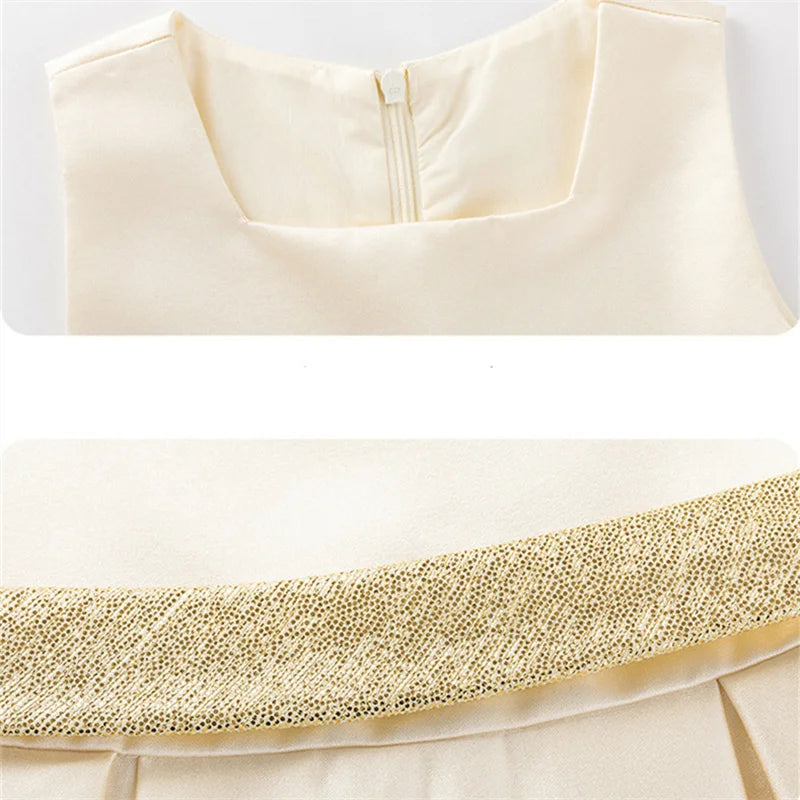 Fantasia princesa cerimônia de casamento vestido festivo para a menina crianças traje da dama de honra luxo piano desempenho vestidos crianças roupas