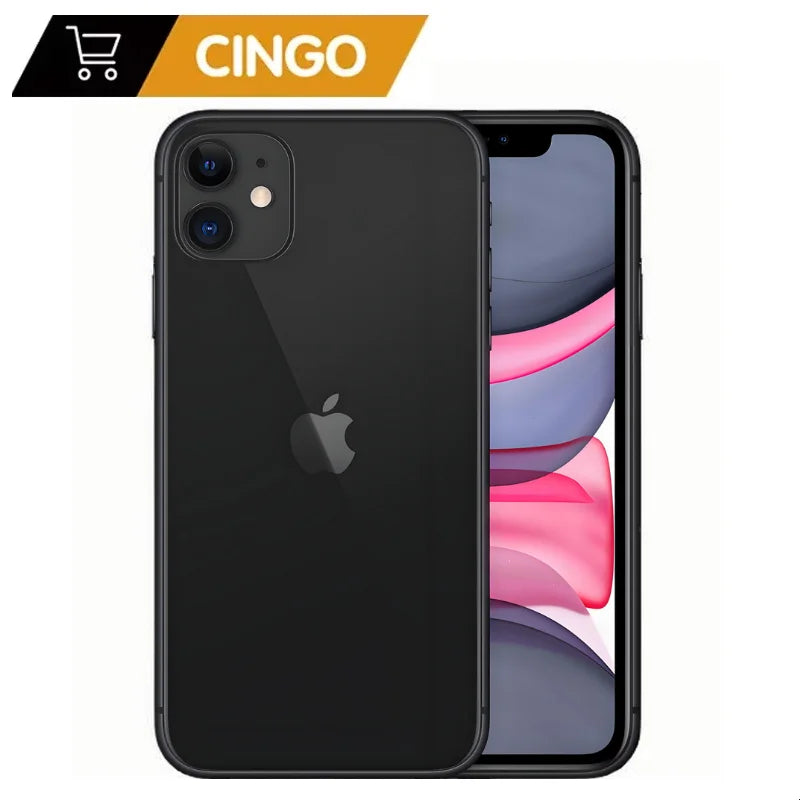Original iphone 11 64/128/256gb rom 6.1 "original líquido retina ips lcd face id a13 ios genuíno iphone11 desbloqueado 4g lte