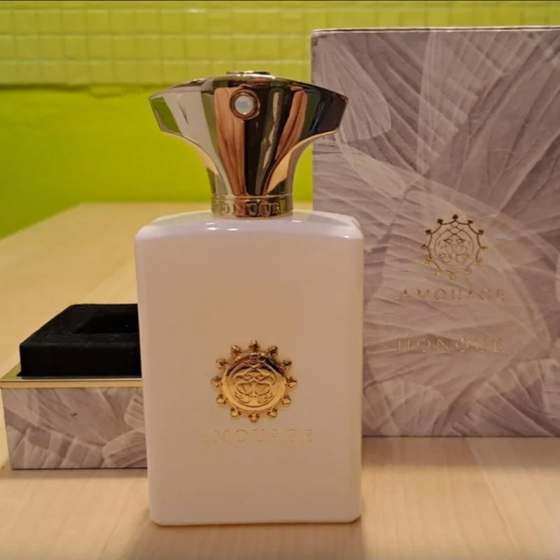 AMOUAGE 100ml Eau De Parfum Unissex Fragrância Oriental de Baunilha Duradoura Fresca Natural Suave Elegante Luxuosa Aroma Exclusivo
