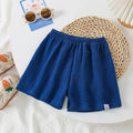 Moda algodão cor sólida crianças shorts infantil estilo coreano verão praia calças curtas inferior para crianças roupas meninas meninos 4-12y