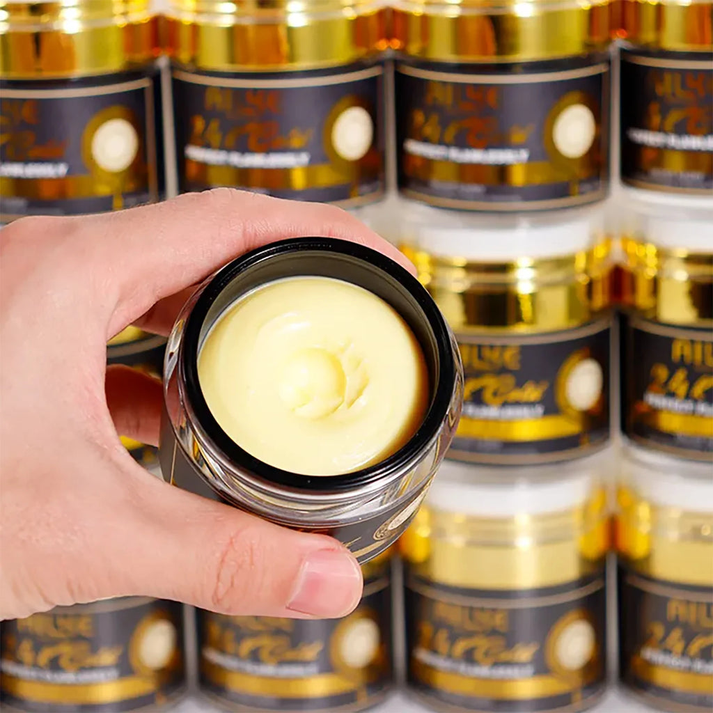 Ailke 24K Ouro Colágeno Creme Articulação Remoção de Manchas Escuras Forte Clareamento Rosto Anti Envelhecimento Conjunto de Cuidados com a Pele