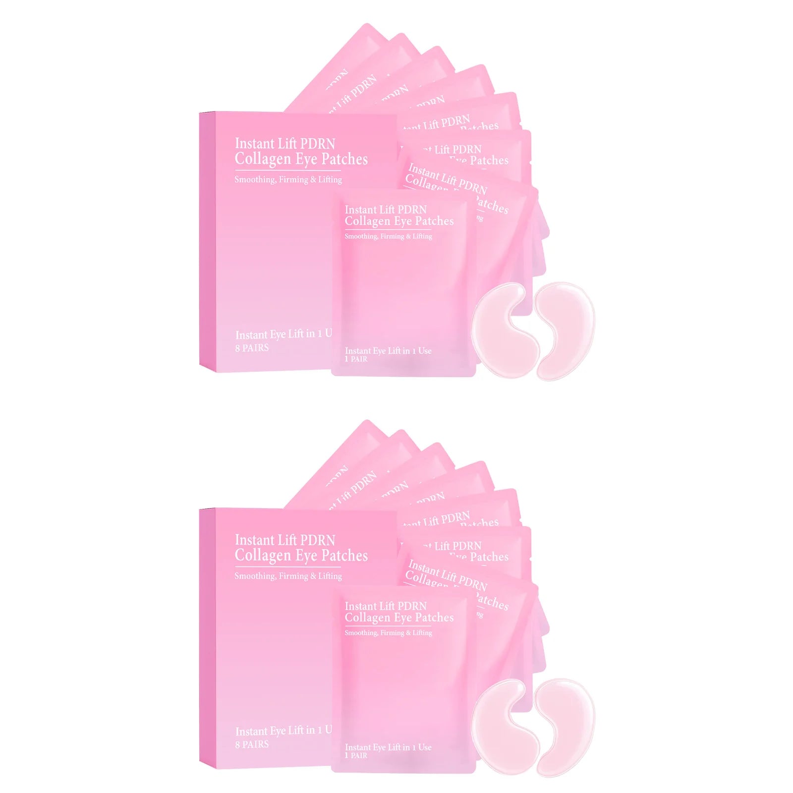 Adesivos de colágeno para os olhos, hidrogel, anti-ocírculos escuros, reduz o inchaço, levantamento instantâneo, nutritivo, antirrugas sob a máscara dos olhos