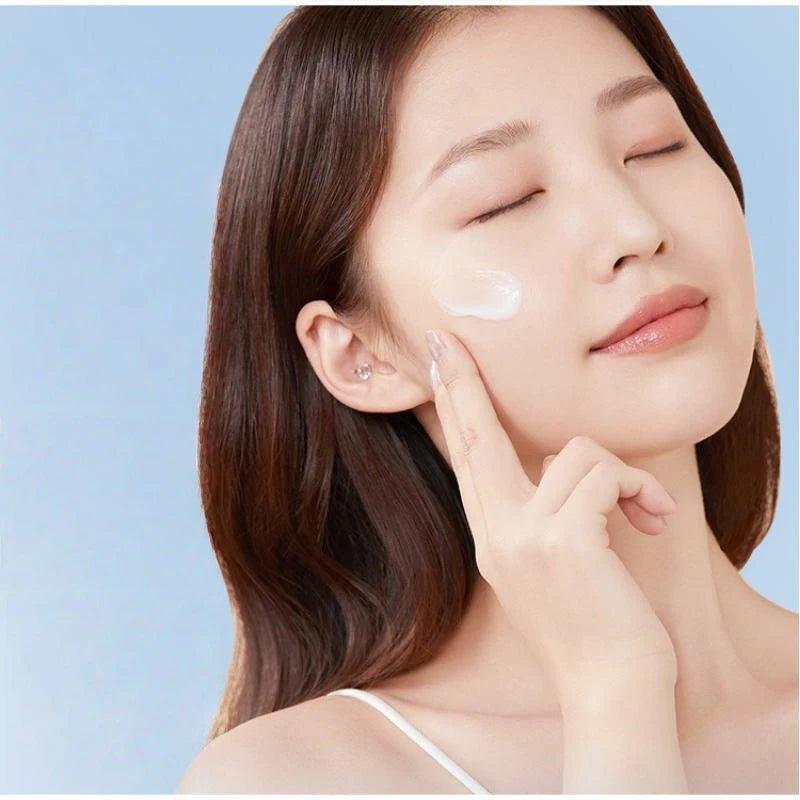 Creme facial Peach Jo + Birch Sap Primer, hidratante diário leve para preparar a pele, creme de acabamento natural para todos os tipos de pele