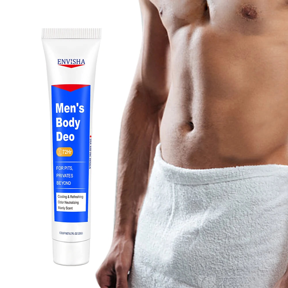 Envisha-Loção Corporal Masculina, Desodorante Duradouro, 72 Horas de Fragrância, Partes Particulares, Axilas, Nádegas, Beleza, Saúde