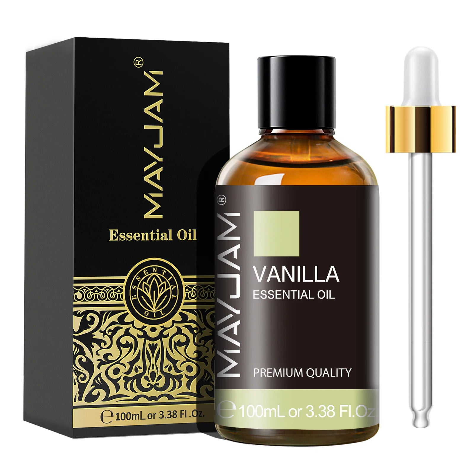Óleo Essencial MAYJAM 100ml para Difusor Umidificador, Aroma de Baunilha, Lavanda, Bergamota, Sândalo e Agulhas de Pinheiro, Frete Grátis
