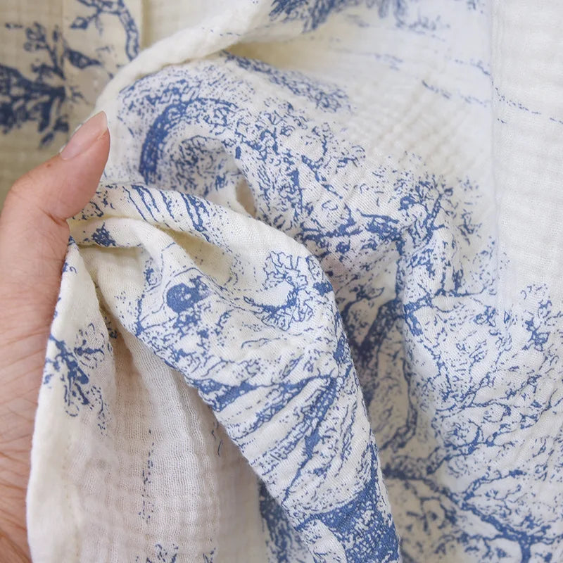 Manga longa algodão jardim secreto impressão com decote em v vestido de dormir para mulheres sleepwear respirável comprimento médio dormir camisolas