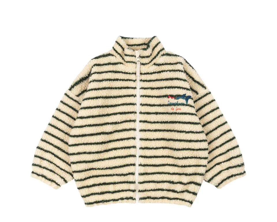 2024 inverno ks crianças algodão lã de cordeiro quente outerwear roupas meninas impressão casacos do bebê meninos mais jaquetas de lã crianças roupas