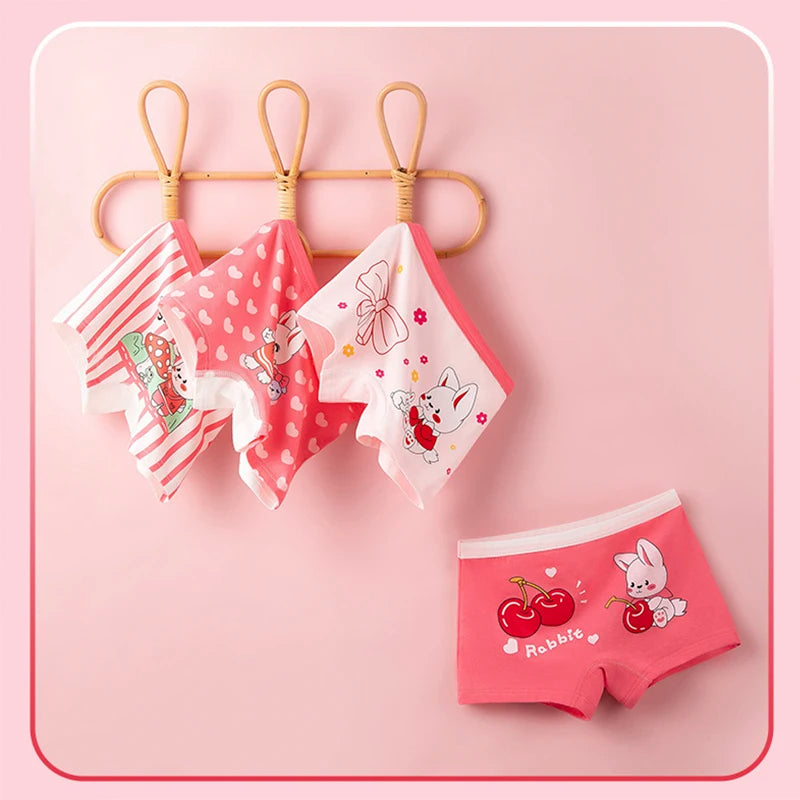 Meninas roupa interior menina boxer shorts 2-14 anos estudante princesa dos desenhos animados calcinha de algodão respirável crianças boxer cuecas