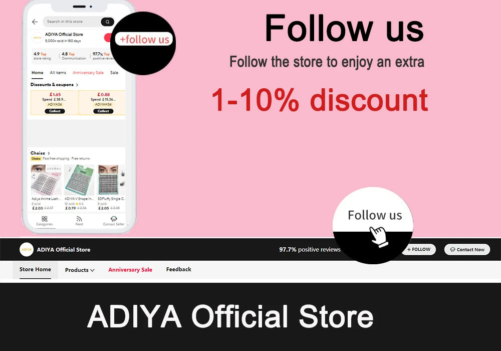 Adiya 390 pçs diy natural cluster cílios de alta qualidade cauda peixe seda cílios postiços cauda de andorinha voar extensões maquiagem