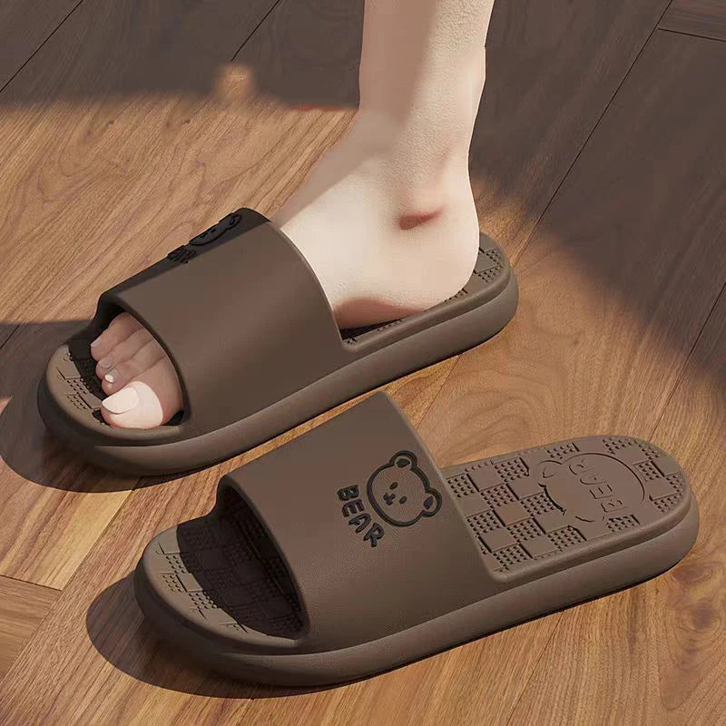 Mulheres verão conciso eva chinelos homens macios casa slides casais banheiro sandálias antiderrapantes adultos confortáveis sapatos de praia ao ar livre
