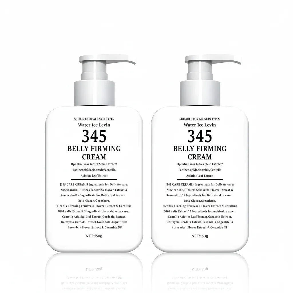 345 Extrato de haste de opuntia de creme reafirmante para barriga. Niacinamida Pantenol. Alvos Crepey Skin. Apertar firmes. Todos os tipos de pele. 150g.