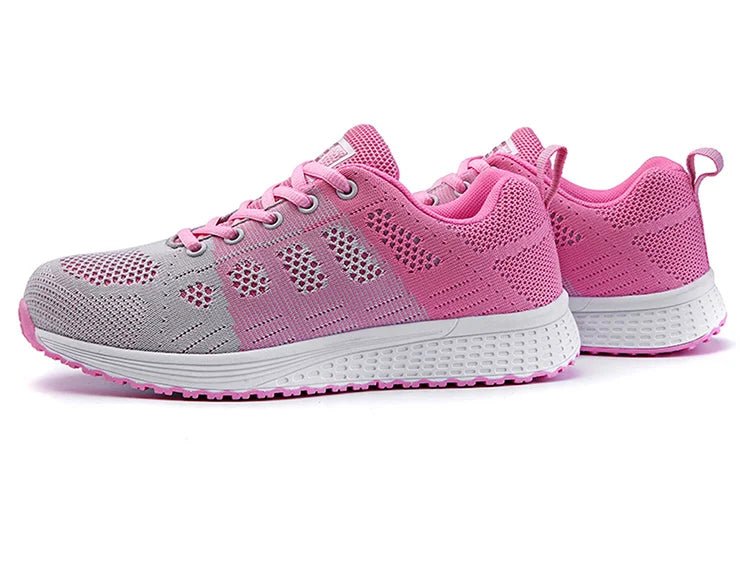Tênis Esportivos Femininos da Moda para Academia, Tênis de Primavera com Cores Mistas, Sapatilhas Casuais Femininas, Tênis de Treino, Tenis Mujer