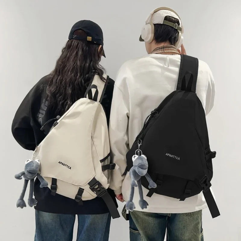 2025 novo saco de peito masculino crossbody saco multifuncional casual um ombro mochila grande capacidade sacos do mensageiro