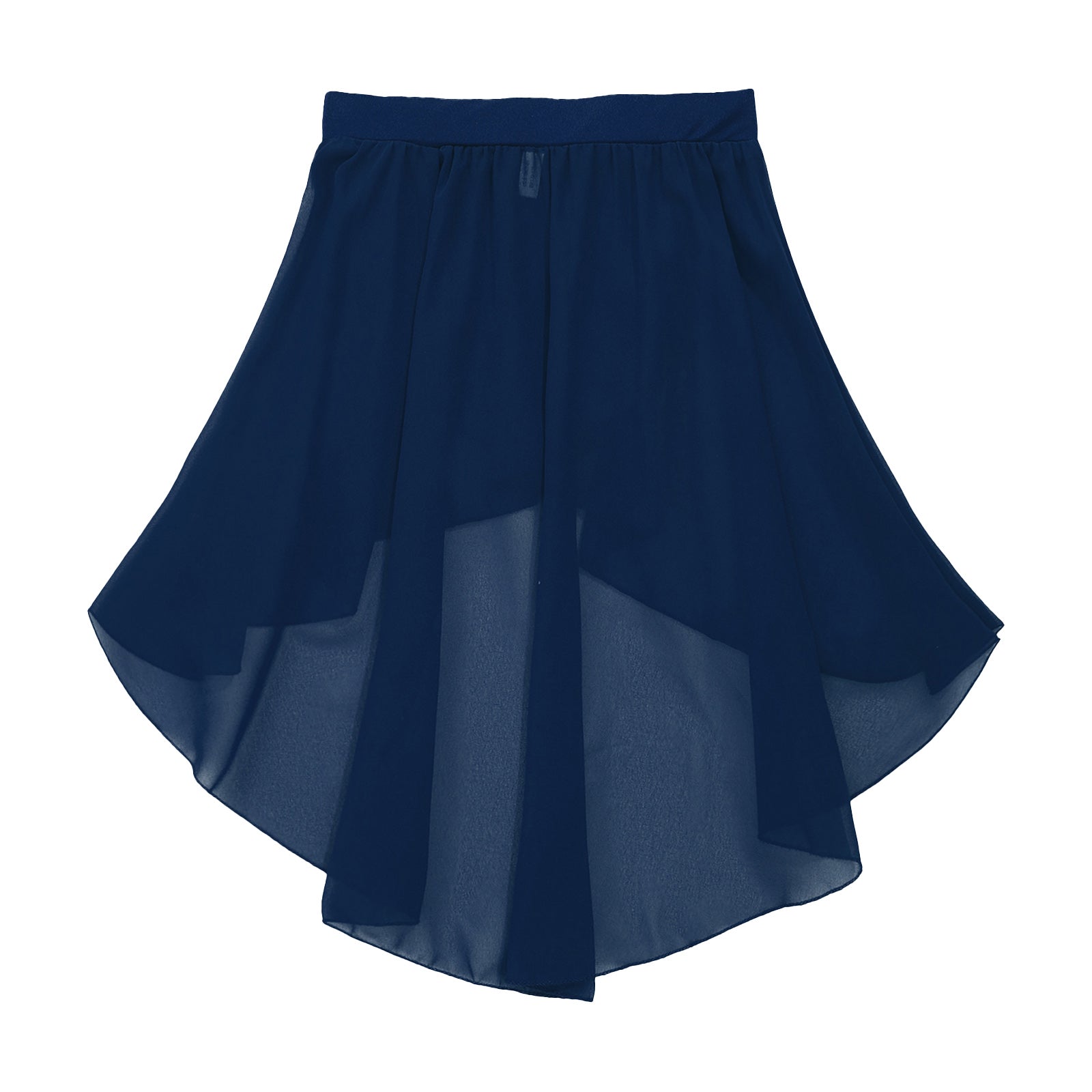 Crianças meninas cintura elástica oi-baixo chiffon saia moderna dança lírica jazz latino cha-cha ballet patinação desempenho roupas