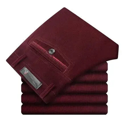 Calças de veludo soltas corredores homens de meia idade pai instalado no outono e inverno 2023 calças casuais masculinas para homem streetwear