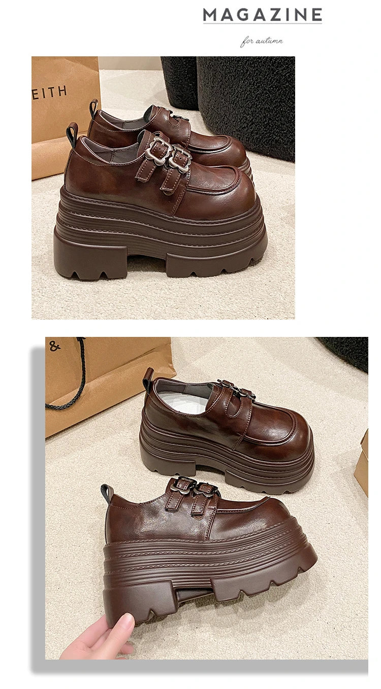 10cm plataforma feminina mocassins sapatos apartamentos casuais aconchegantes sapatos esportivos mulher 2024 tendência outono designer tênis andando mujer zapatos