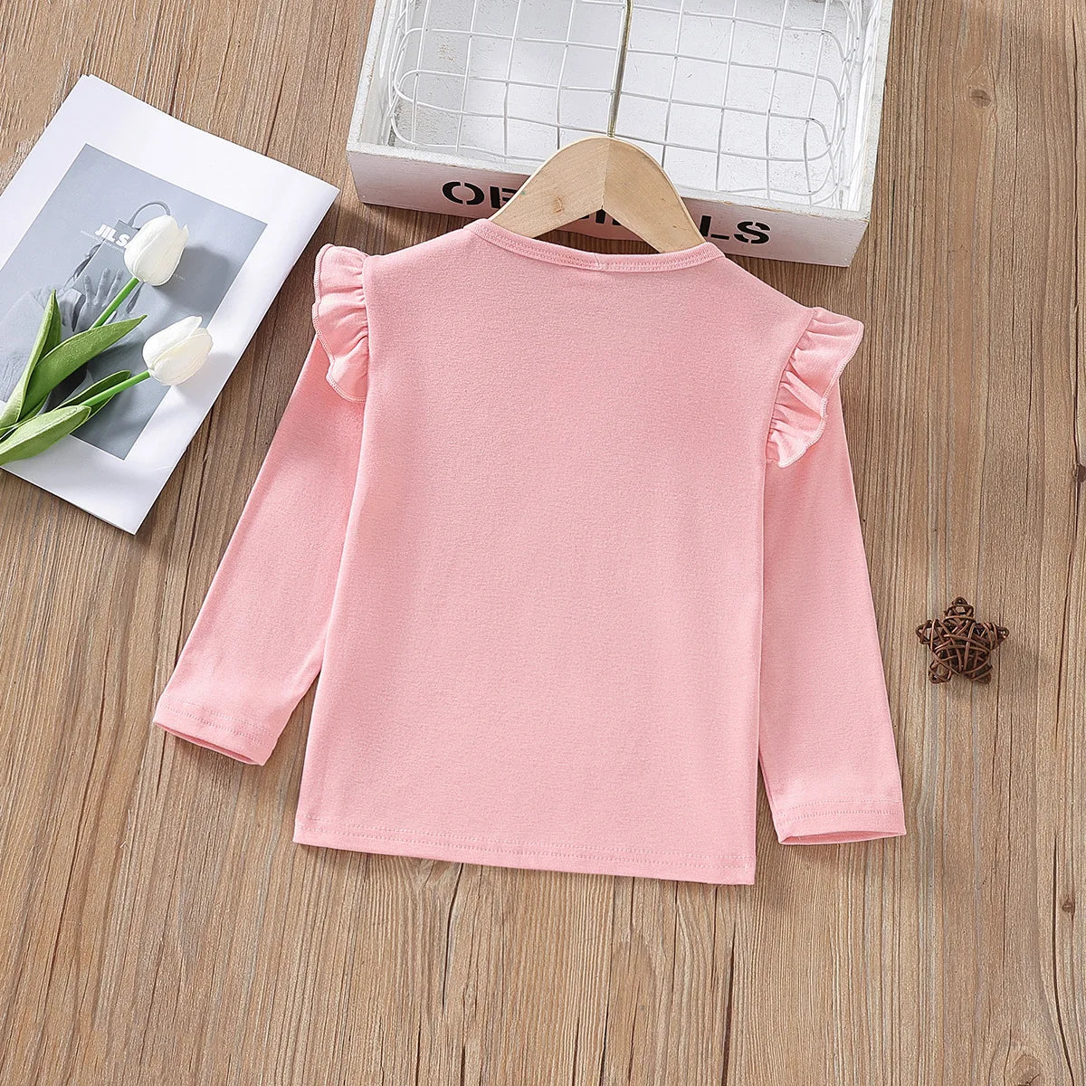 Primavera outono meninas camiseta de algodão topos para crianças dos desenhos animados camisas manga longa blusa do bebê da criança roupas inferiores