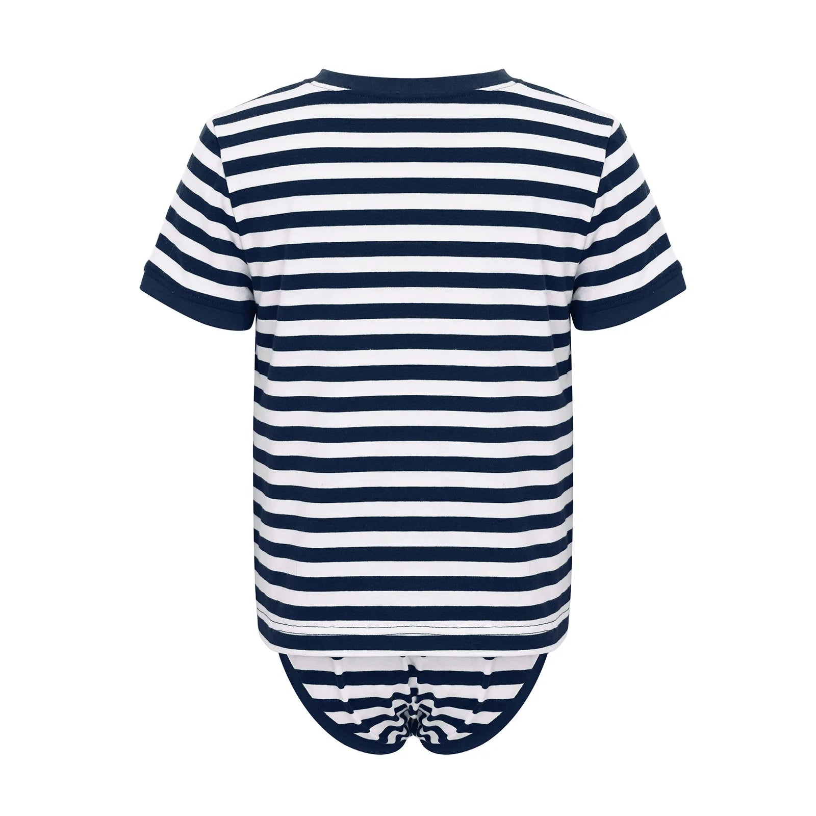 Roupas Adaptativas para Crianças com Necessidades Especiais, Macacão de Manga Curta com Botão Pressionado, Estilo T-shirt 2 em 1