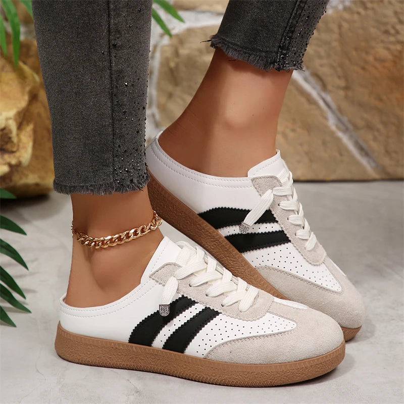 Sapatos de Designer 2026 para Mulheres, Sapatos Casuais de Verão, Confortáveis e Respiráveis, Tênis Planos para Mulheres