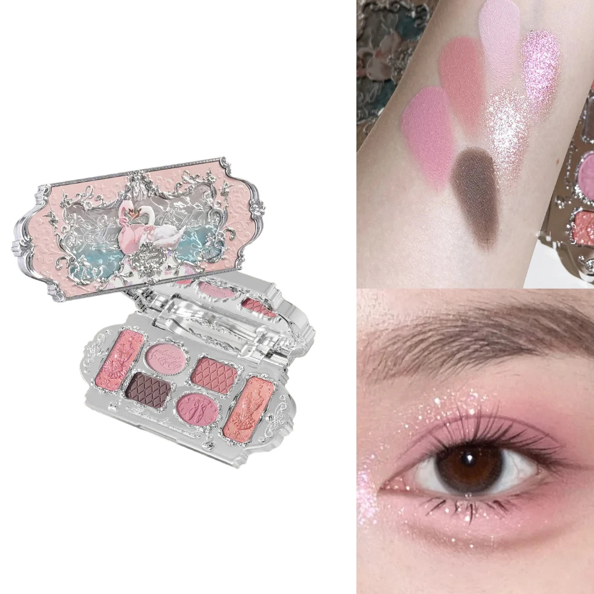 Flower Knows 2026 Bunny Garden Paleta de Sombras Temática de Coelhinho Coleção de Cosméticos Completa com Blush e Iluminador