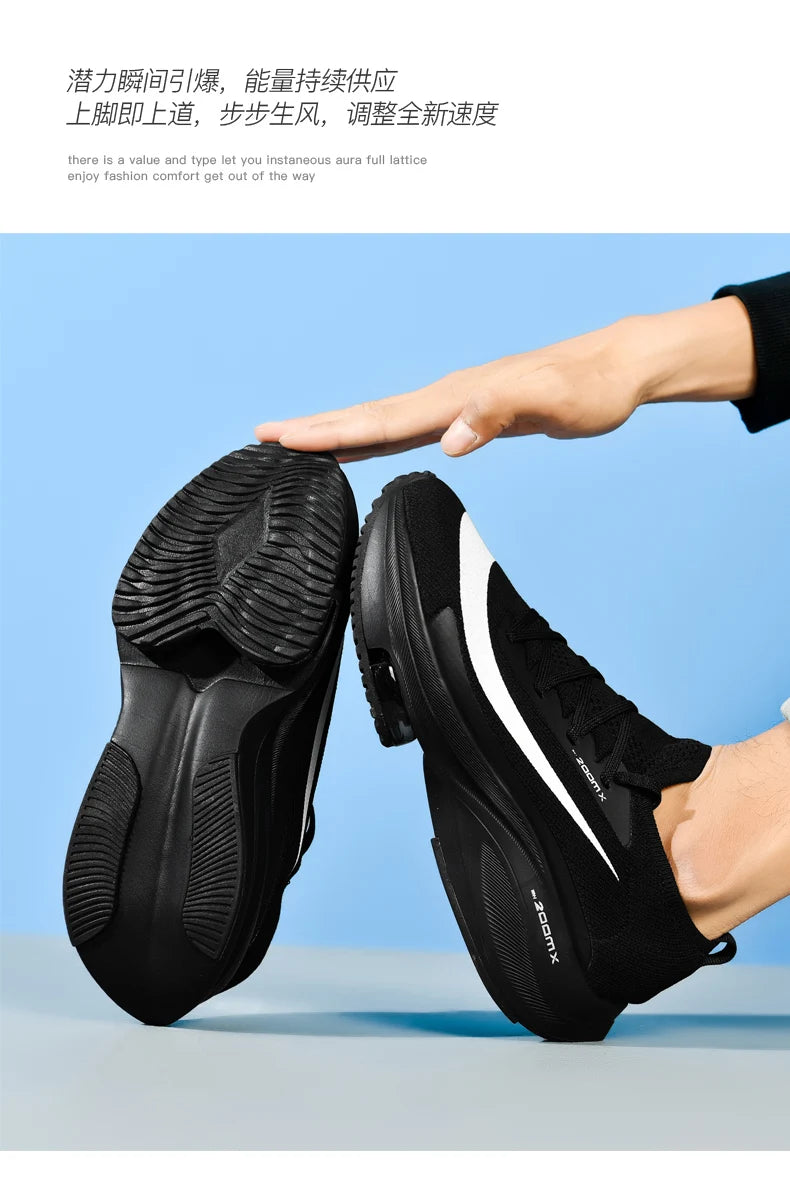 Novo 2025 profissional placa tênis de corrida maratona ultra leve esportes amortecedor sapatos masculinos e femininos