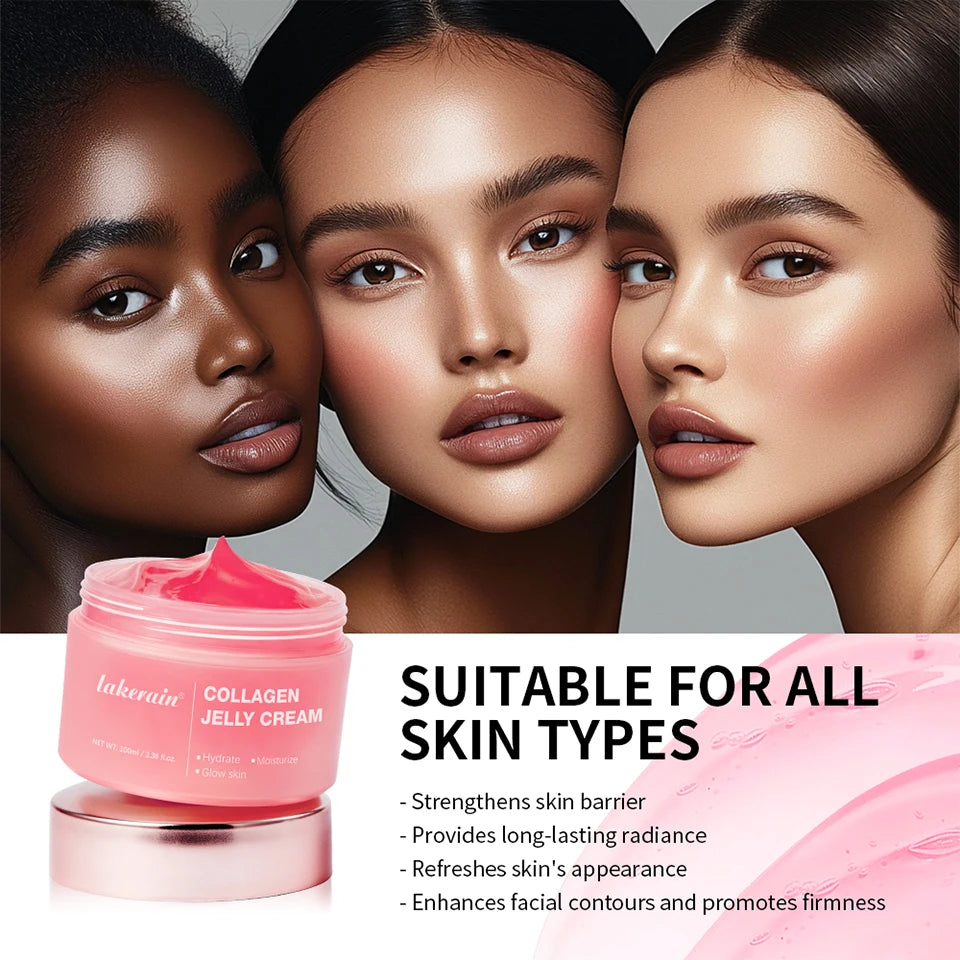 Creme facial de colágeno antienvelhecimento, 100ml, niacinamida, gel hidratante para apertar, calmar a firmeza, cuidados com a pele