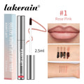 Lakerain 4 cores descascar tatuagem delineador labial-à prova d'água de longa duração fosco antiaderente desbotado matiz labial sexy maquiagem de contorno vermelho