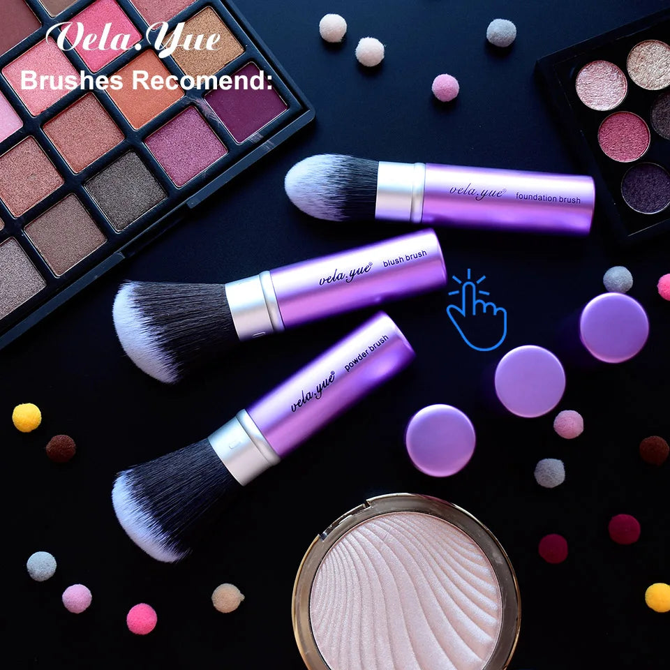 Yue Precisão Fundação Pincel Cônico Apontado Rosto Corretivo Creme Vinco Primer Base Maquiagem Beleza Cosméticos Aplicador