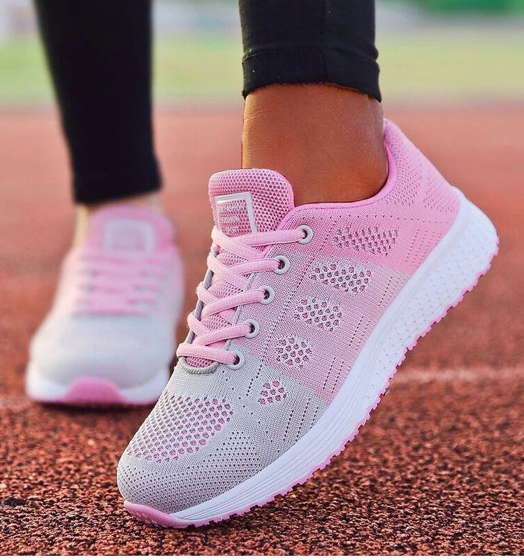 Tênis Esportivos Femininos da Moda para Academia, Tênis de Primavera com Cores Mistas, Sapatilhas Casuais Femininas, Tênis de Treino, Tenis Mujer