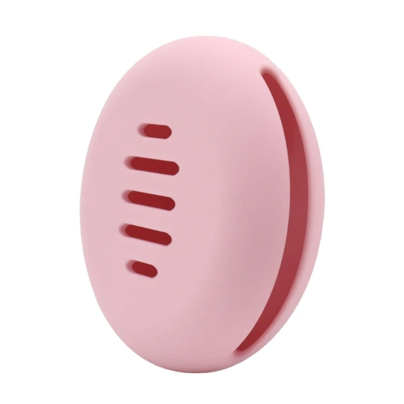 Capa silicone portátil para armazenar esponjas maquiagem suporte para pó
