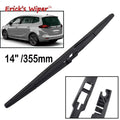 Erick limpador 14 "lâmina de limpador traseiro para opel zafira tourer c 2011 - 2020 pára-brisas limpo porta traseira janela escova de chuva