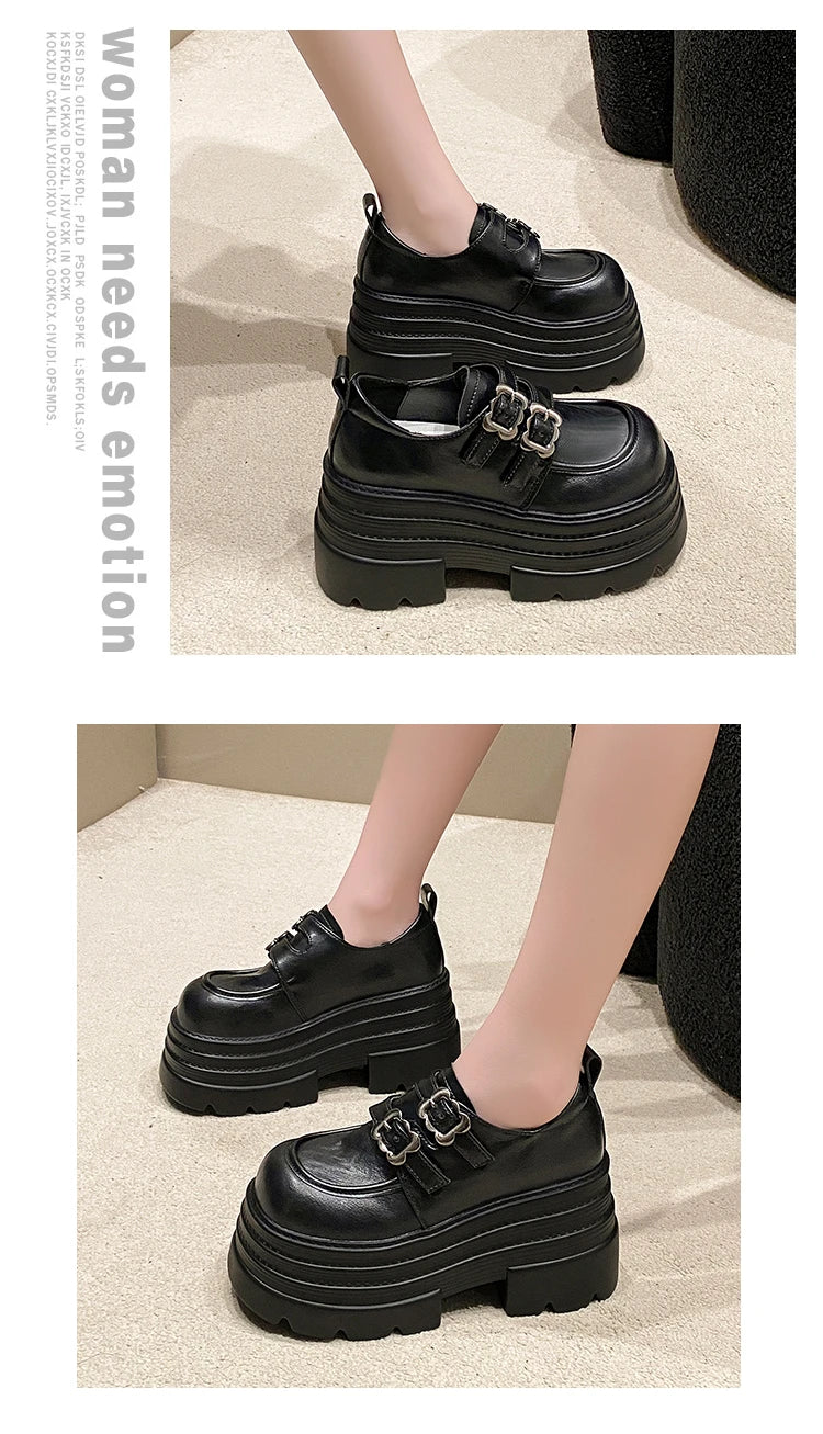 10cm plataforma feminina mocassins sapatos apartamentos casuais aconchegantes sapatos esportivos mulher 2024 tendência outono designer tênis andando mujer zapatos