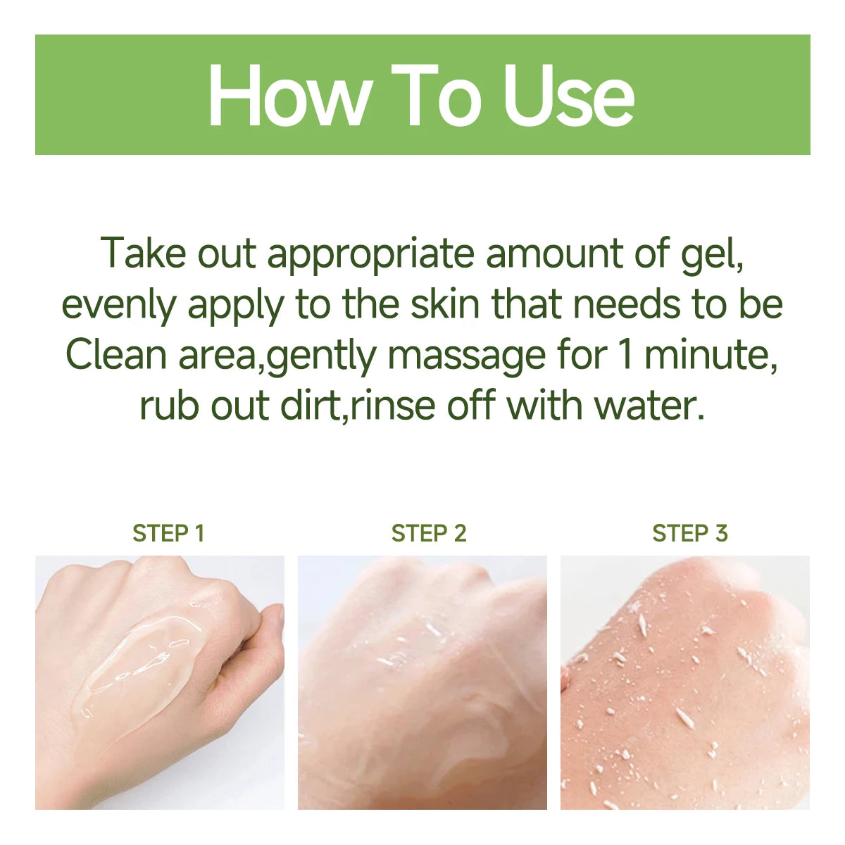 Gel de limpeza e esfoliação com ácido mandélico limpa profundamente, cuida suavemente da pele e remove sujeira superficial.