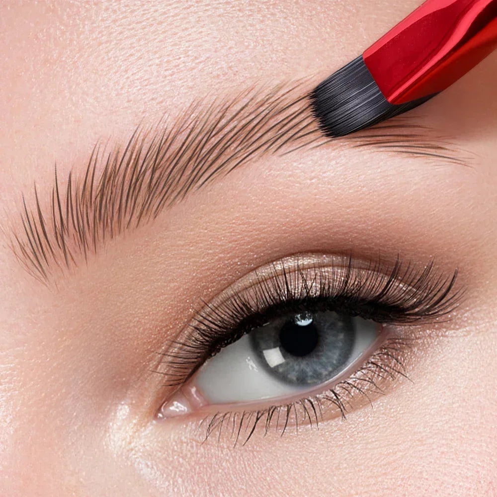 Escova de sobrancelha selvagem multifuncional, ferramenta de estilo, pintura de sobrancelha, cabelo quadrado, beleza feminina, pincéis de maquiagem portáteis, cosméticos