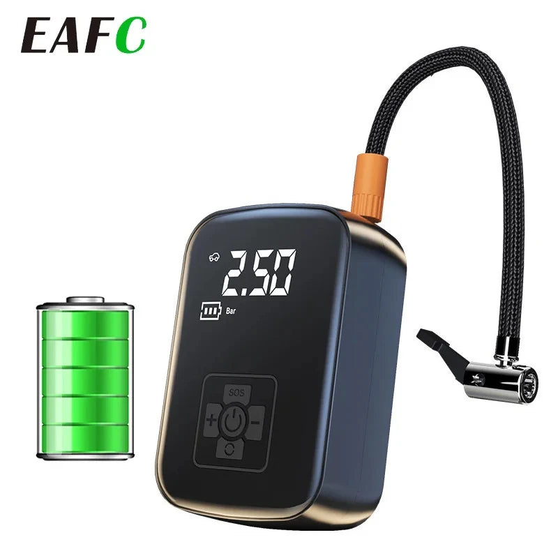 Bomba de ar do carro compressor de ar 12v 150psi elétrica sem fio portátil bomba inflator pneu para motocicleta bicicleta carro pneu bola