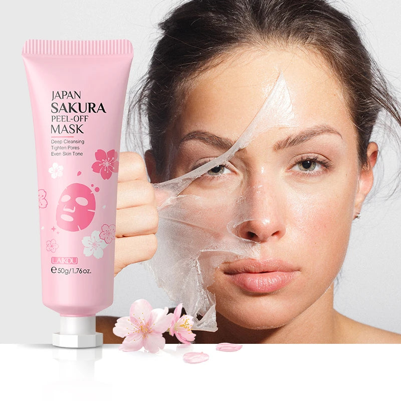 Laikou japão sakura conjunto de cuidados com a pele hidratante anti-envelhecimento kit rugas suavização brilho aumentando kit facial presente conjunto