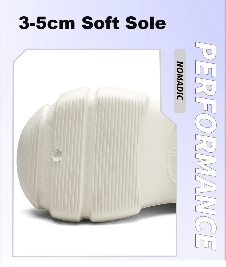 Novas sandálias de plataforma de inverno feminino chinelos sapatos ao ar livre sola grossa sapatos leves respiráveis chinelos de pele feminina