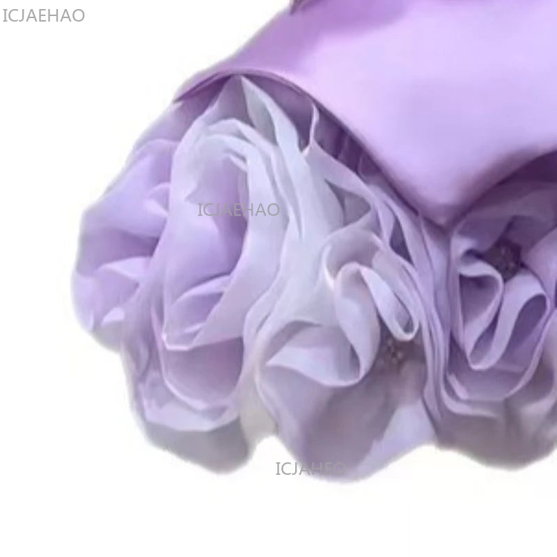 Vestido de Festa Infantil Elegante com Laço e Patchwork para Meninas - Traje Formal de Aniversário e Apresentação