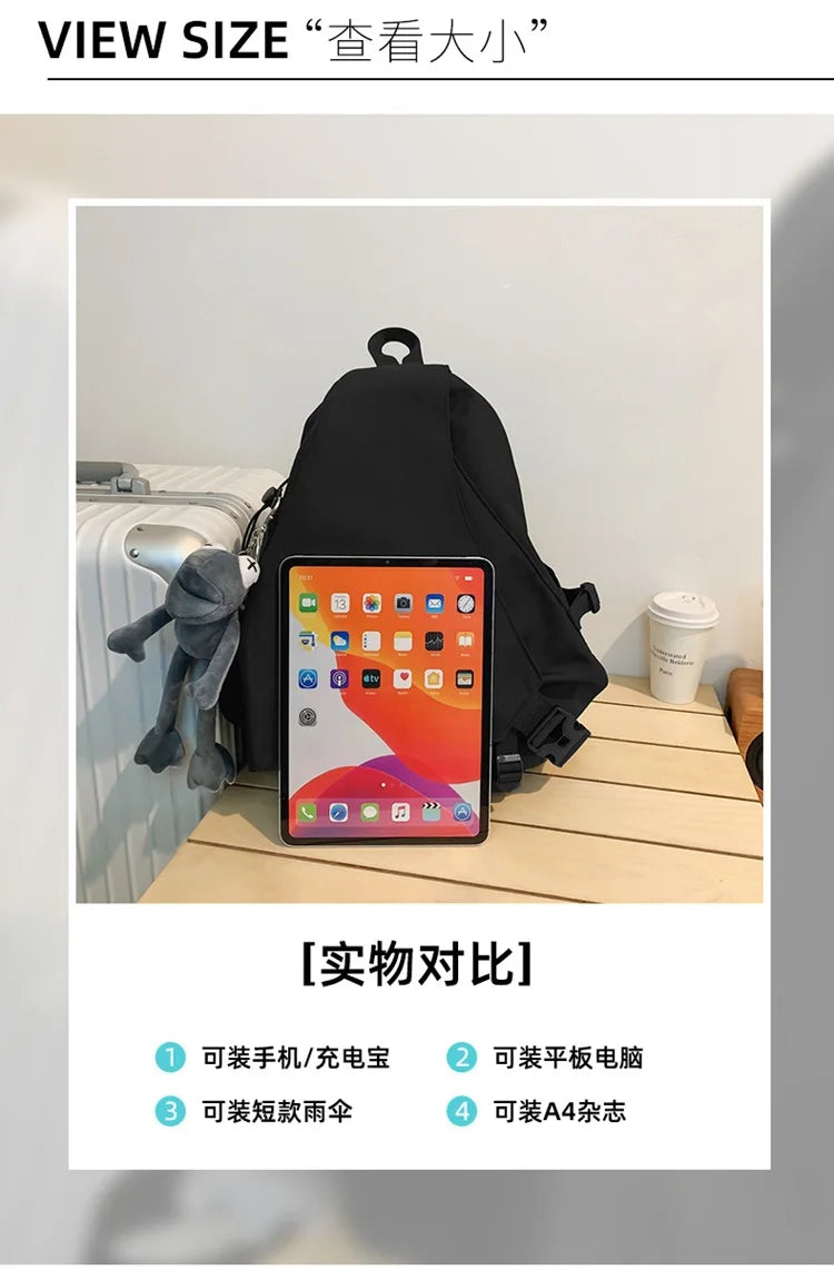 2025 novo saco de peito masculino crossbody saco multifuncional casual um ombro mochila grande capacidade sacos do mensageiro