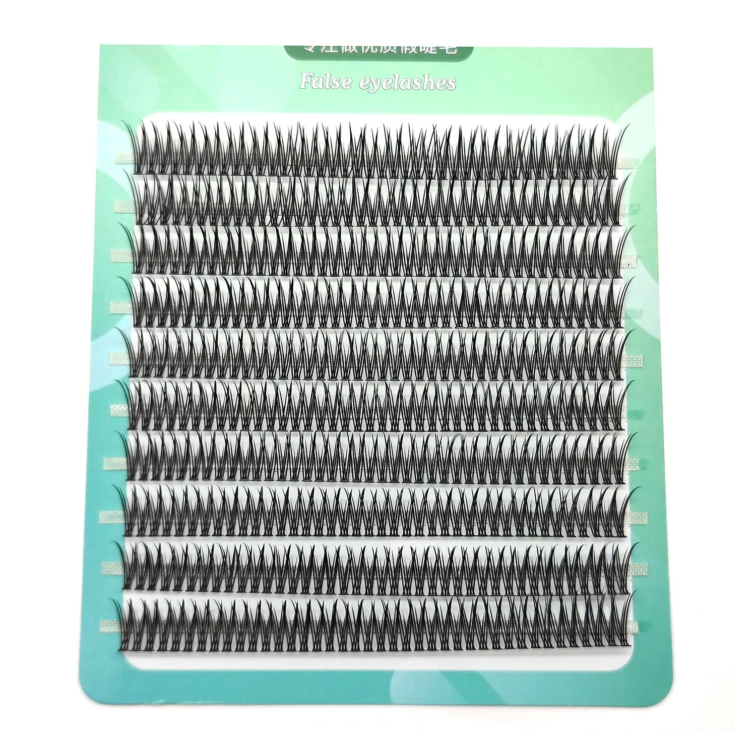 Adiya 390 pçs diy natural cluster cílios de alta qualidade cauda peixe seda cílios postiços cauda de andorinha voar extensões maquiagem