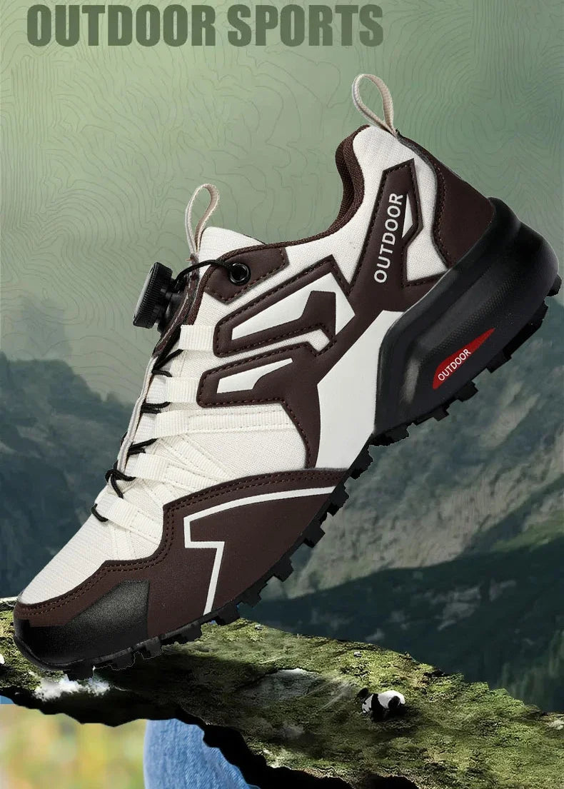 Sapatos esportivos casuais masculinos tamanho 40-47 girando rendas sapatos masculinos ao ar livre antiderrapante respirável confortável sapatos esportivos masculinos