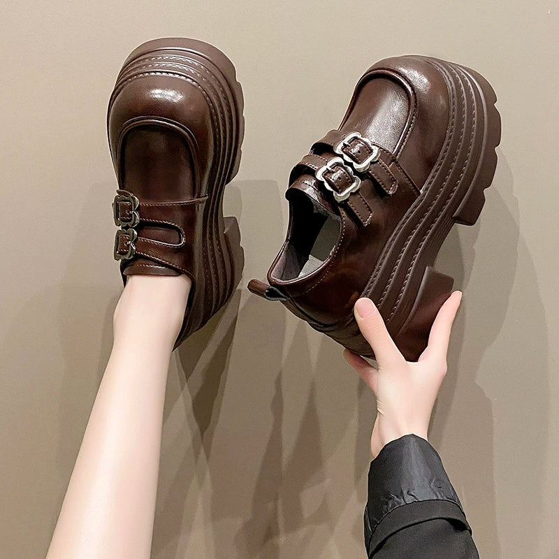 10cm plataforma feminina mocassins sapatos apartamentos casuais aconchegantes sapatos esportivos mulher 2024 tendência outono designer tênis andando mujer zapatos