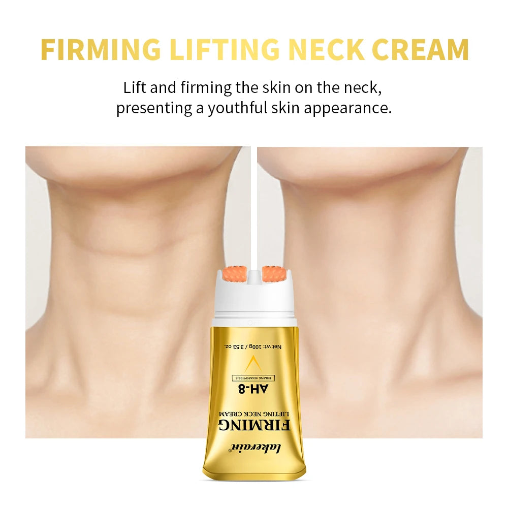 Lakerain endurecimento levantamento pescoço creme nutrição profunda fórmula leve remover duplo queixo rejuvenescimento firmeza creme de pele solta