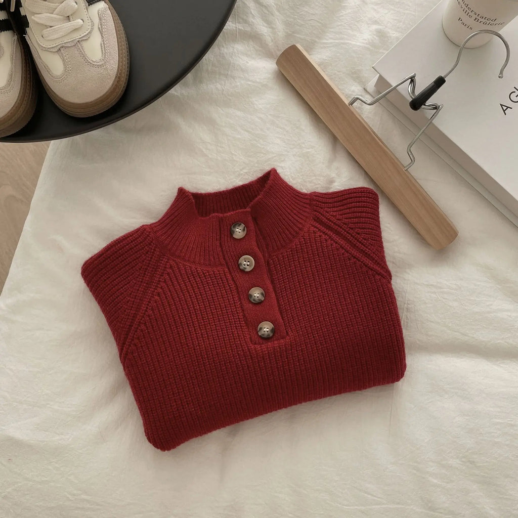 Camisola de outono crianças meninos pullovers algodão sólido engrossar quente jumper crianças babys na moda topos da criança adolescente malhas