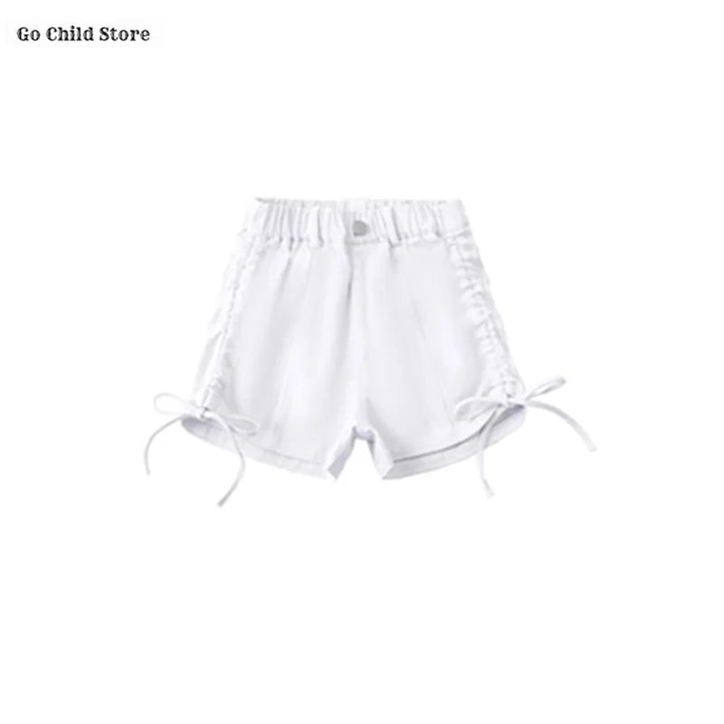 Meninas k-pop brilhante colheita superior calças de carga shorts de dança de rua crianças hip hop jazz conjuntos de roupas crianças streetwear menina grupo traje