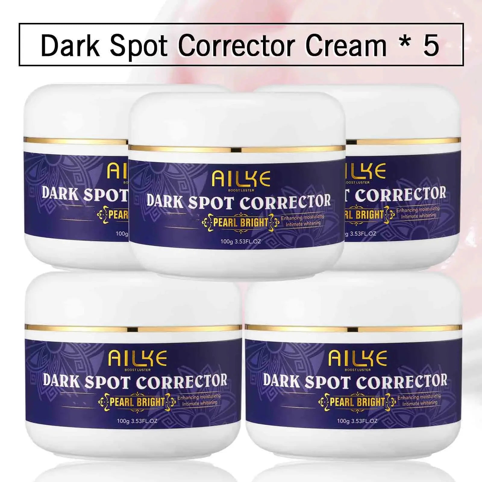 AILKE Glutationa 5 em 1 Kit de cuidados com a pele feminina, com loção corporal, soro, creme para remoção de manchas escuras, creme corporal, sabonete iluminador
