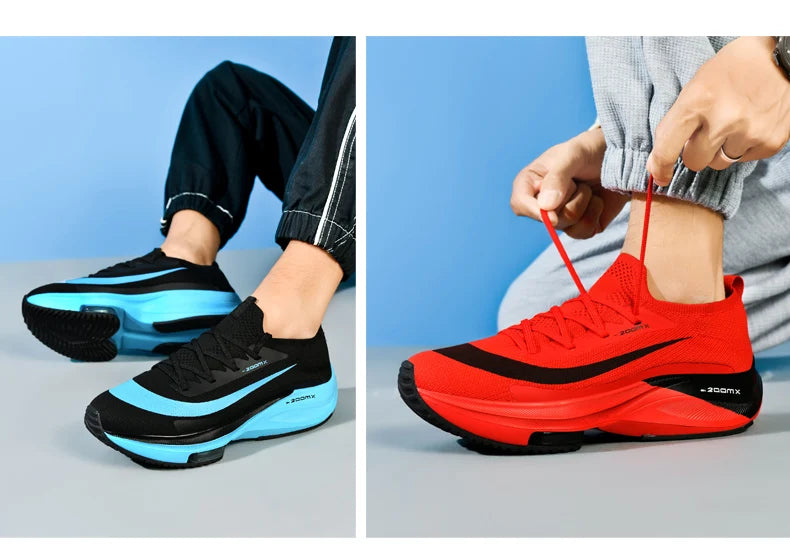 Novo 2025 profissional placa tênis de corrida maratona ultra leve esportes amortecedor sapatos masculinos e femininos