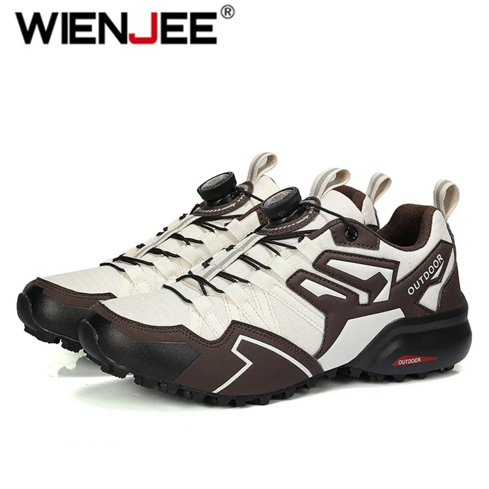Sapatos esportivos casuais masculinos tamanho 40-47 girando rendas sapatos masculinos ao ar livre antiderrapante respirável confortável sapatos esportivos masculinos