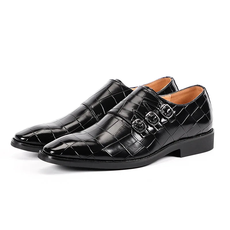 Deslizamento em sapatos masculinos oxfords moda negócios escritório sapatos masculinos clássico de luxo couro masculino ternos sapatos sapato casamento italiano
